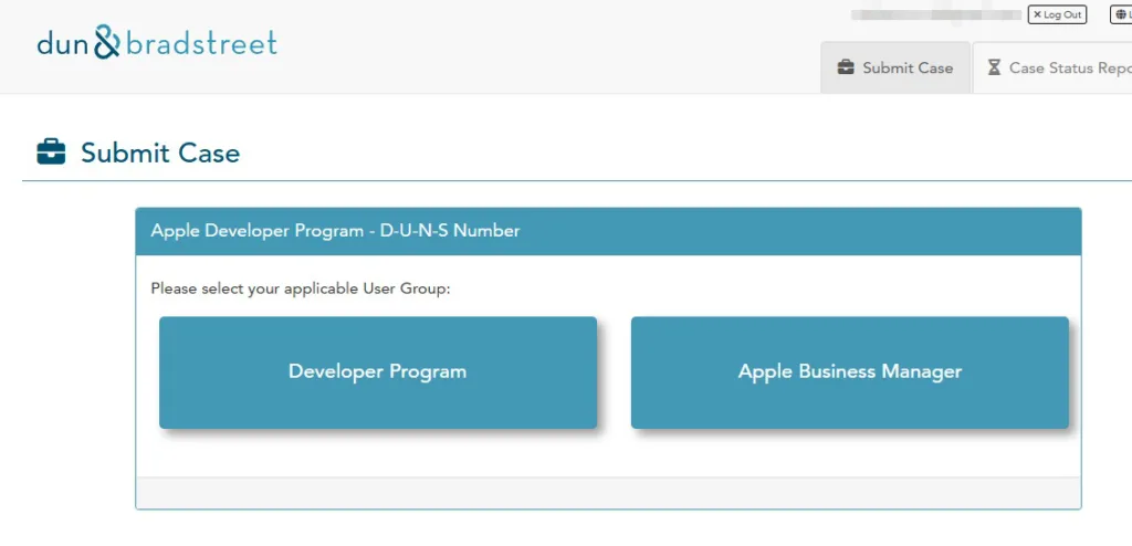 Developer Program을 선택