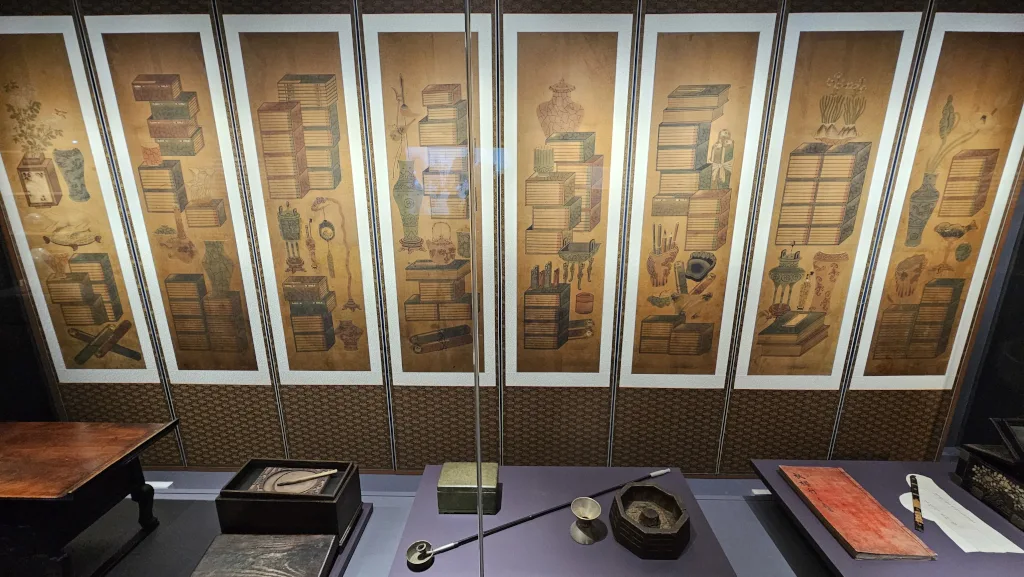 조선시대 양반의 문방사우(文房四友)와 곰방대, 재떨이 등