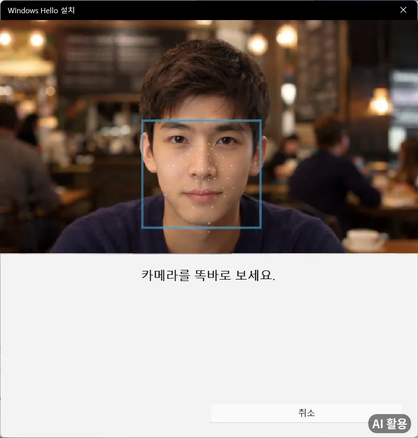Windows Hello 얼굴 인식 설치