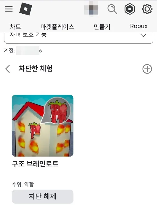 차단한 체험